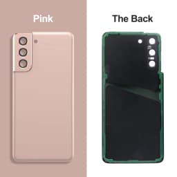 For Samsung S21 5G SM-G991B G991B/DS G991U Back Cover Battery Case Rear Housing Replacement with Camera Lens