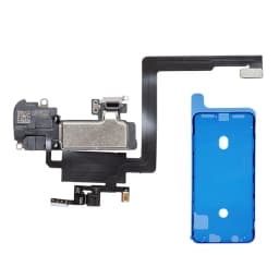 Ear Speaker With Flex Cable For iPhone X XR XS 11 12 Mini Pro Max Top Front Loud Speaker Screen Waterproof Adhesive Replacement
