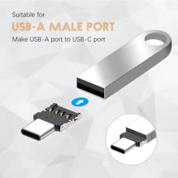 1-20PCS OTG Micro USB Type C Adapter USB-C Male to USB 2.0 Female Data Connector for Macbook Samsung Xiaomi Huawei Android Phone