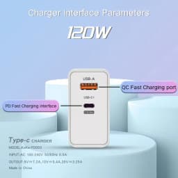 Original Charger 120W Fast Charge Hypercharge EU US UK Power Adapter Usb 6A Type C For Huawei Xiaomi Ultra Redmi Accessories