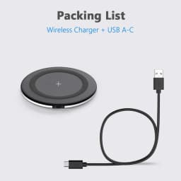 30W Wireless Charger For iPhone 17-12 Pro XS Max X XR Induction Fast Wireless Charging Pad For Samsung S Xiaomi Type C