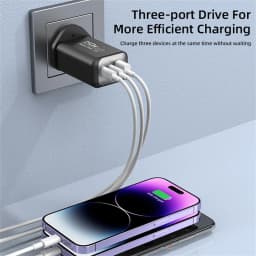 150W Type C Charger Fast Charging Phone Charger Power Adapter For iPhone Samsung Xiaomi EU/US/UK Plug Quick Charge Wall Charger