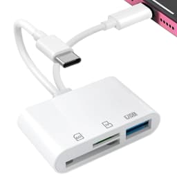 For iPhone Card Reader SD TF Card Reader Adapter for Camera Samsung Xiaomi iPad USB Memory Card Reader Trail Game Camera Viewer