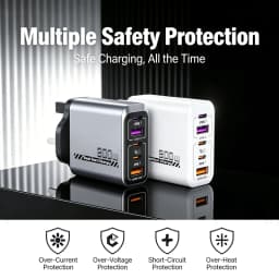 Lenovo 200W Multi Port Charging Head, European, American, British Standard Full Protocol Intelligent Super Fast Charging Charger