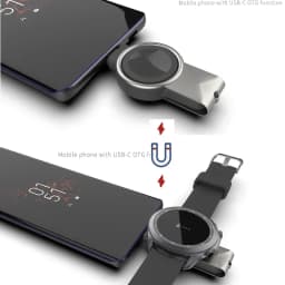 Watch Wireless Charger For Galaxy Watch 4 Charger Type C Fast Charging Dock Station For Samsung Galaxy Watch 5 Pro/4/3/Active 2