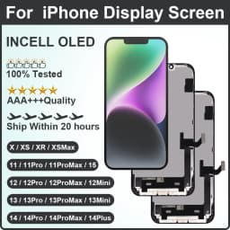Screen For iPhone X XR XS Max Incell For 11 12 13 Pro Max 13 Mini 14 Plus 15 LCD Display Screen With 3D Touch Digitizer Assembly