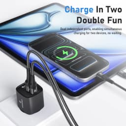 33W GaN USB C Chagrer Mini Portable PPS PD QC Fast Charging USB Travel Charger for IPhone 17 16 Pro Max IPad Samsung S23 Ultra
