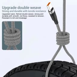 6A Super Fast Charger Cable Fast USB Type C Charging Data Cord Quick Charger 1M-8M Cable Typec Charger Fast Phone Charging Cable