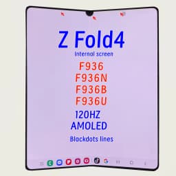 7.6" For Samsung Original Z Fold4 5G AMOLED Screen F936B F936U SM-F936DS F936 Fold 4 LCD Display Touch Screen Digitizer Assembly
