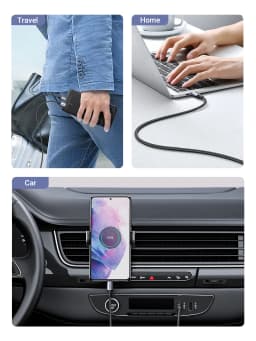 [2 Pack] UGREEN 3A USB Type C Cable Fast Charging for iPhone 15 Xiaomi Samsung USB C Data Cord USB A to USB C Charger Cable 3A