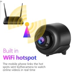 Mini Camera 1080P HD WiFi Wireless HD Night Vision Camera Home Remote Camera Kids Pet Safety Monitoring Audio Video Recorder