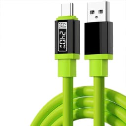 New··240W USB C Cable With Power Display Fast Charging Charger For Phones Type C Cord 1-2m