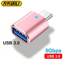 NNBILI Converters USB3.0 to Type C Male Adapter USB A to USBC Connector OTG Type C Car Charging Adapter for MacBook Mobile Phone