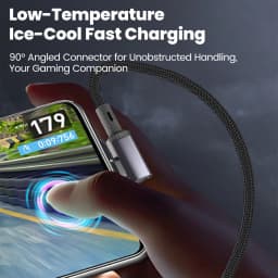 PD 10W Fast Charging Cable Type C To Type C Elbow USB C Quick Charger For iPhone 17 15 Samsung Xiaomi Huawei iPad Data Transfer