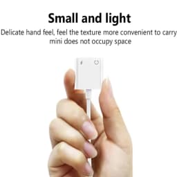 2 in 1 iOS to 3.5mm Jack Audio Charging Adapter For iPhone 11 12 13 14 Pro Max X XR XS Headphones Audio Cable Connector Splitter