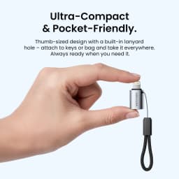 Vention Lighting to USB C OTG Adapter USB-C Female to Lightning Male Converter for iphone 14 13 12 Lightning USBC OTG Connector