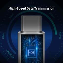 NNBILI USB4.0 40Gbps USB C OTG Adapter PD 100W Type C Male to Type C Male Fast Charging 3.1 Type C 10Gbps Converter Data Adapter