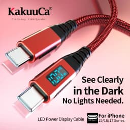 100W USB-C Fast Charging Cable, 480Mbps Speed, USB-IF Certified, For Apple iPhone 17/16/15, iPad,MacBook, Samsung, Tablets