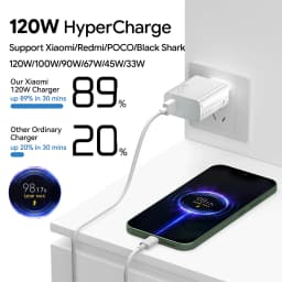Original Xiaomi 120W 100W Charger EU US Turbo Fast Charge Charger for Mi 17 15T 14T Pro Poco X7 X8 Pro M8 F8 F9 Redmi K100 Cable