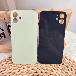 Replacement Back Glass Cover For Apple iPhone 12 Rear Housing Battery Door Panel Repair Parts Phone Case Multiple Color Options