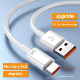 3PCS 10A 120W Type C USB Super Fast Charging Cable For Xiaomi Redmi Huawei Honor POCO Realme Quick Charge USB C Cables Data Cord