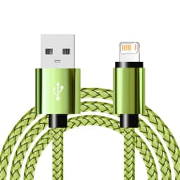 USB Fast Charging Nylon Braided Cable For iPhone X XR XS 11 12 13 14 Pro Max 6 6S 7 8 Plus SE Quick Charge Phone Data Cables