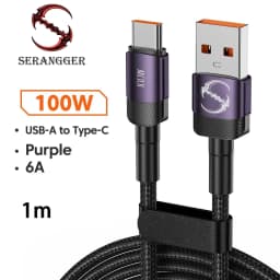 PD 100W Fast Charge 1m/2m/3m USB to Type C Cable Quick Charging Data Cord for Huawei Xiaomi