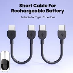 NNBILI 16CM Short Cable Keychain PD 60W C to C Cable Fast Charging For iPhone 15 16 Samsung Xiaomi Power Bank USB C Data Cord