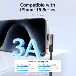 Vention 60W Charge Cable USB Type C to 90Elbow C Cable for iPhone 17 16 MacBook Samsung S25 Fast Charging Wire Cord Phone Cables