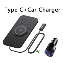 Bonola Silicone Wireless Charger Pad For Samsung S26/25/24/23 Anti Slip 25W Fast Wireless Charging For Car iPhone 17/16/15