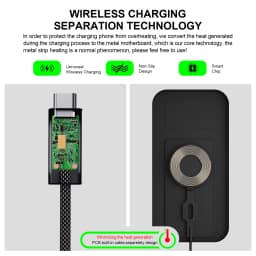 Bonola Silicone Wireless Charger Pad For Samsung S26/25/24/23 Anti Slip 25W Fast Wireless Charging For Car iPhone 17/16/15