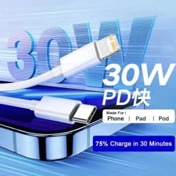 5-1pcs 30W Cable For Apple iPhone 13 12 11 14 Pro Max Mini USB C Cable For X XR XS MAX 7 8 14 Plus 6 Accessories