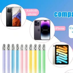 4-Pack/1-Pack Touch Pen, Suitable for Tablets, Universal Pen Head Capacitive Pen, Compatible with Mainstream Apple/Android Phone