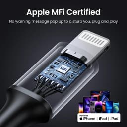 UGREEN MFi 20W PD USB C to Lightning Cable for iPhone 14 13 12 Pro Max Fast Charging Type C Cable for iPhone for iPad