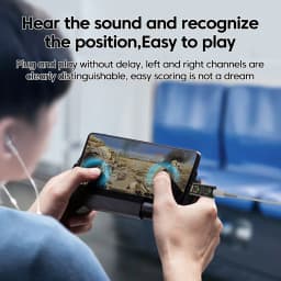 USB C Audio Adapter Type-C to 3.5mm Headphones Jack Transparent Decoding Connector For iPhone 15-17 Xiaomi Samsung Huawei Phones
