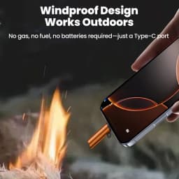Type C Mini Cigarette Lighter Phones OTG Power Supply Blow-to-Ignite Auto Shut-Off No Battery No Flame Cigarette Lighter Adapter