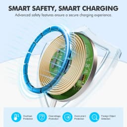 For Magsafe Wireless Charger Phone Charge Pad Magnetic Fast Charging Station For iPhone 17 16 15 14 13 12 Pro Max AirPods 3 Pro