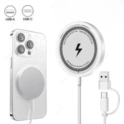 For Magsafe Wireless Charger Phone Charge Pad Magnetic Fast Charging Station For iPhone 17 16 15 14 13 12 Pro Max AirPods 3 Pro