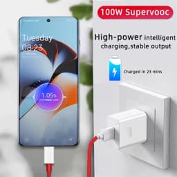 For Oneplus 100W SuperVOOC USB Fast Charger For Oneplus 15 15r 13 13r 13t 13s ace 6t nord 6 Fast Charging Plug Type C Date Cable