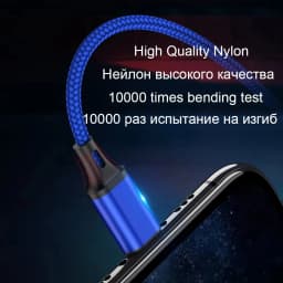 3PCS 20W USB Fast Charging Nylon Braided Cable For iPhone 11 12 13 14 Pro Max X XR XS Max SE Quick Charge USB-A Data Sync Cables