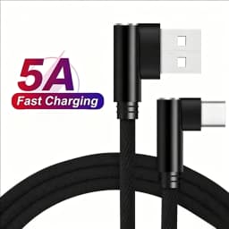 0.35m 1m 2m 3m 90 ° Elbow USB Type C Cable For Xiaomi HUAWEI Honor 10 Samsung S8 S9 Oneplus5 ZUK Z2 Z3 LG G5 G6 USB-C Line