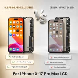 Incell For iPhone X XR XS XS Screen 11 12 13 Mini LCD For iPhone 14 Pantalla 15 Pro 16 Plus 17 Pro Max Display Replacement Parts