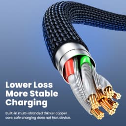 Toocki 2-in-1 Elbow USB C Cable, 2m PD 60W USB C to USB C 3A Fast Charging Cable for iPhone Samsung Xiaomi Huawei Data Wire