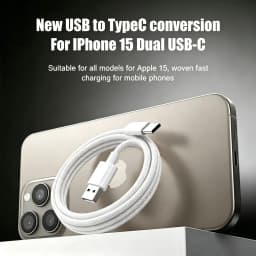 10PCS USB A Cable to USB C 120W Fast Charging Charger Cable Supports Fast Charging For iPhone 17 16 15 Samsung Huawei Xiaomi Etc