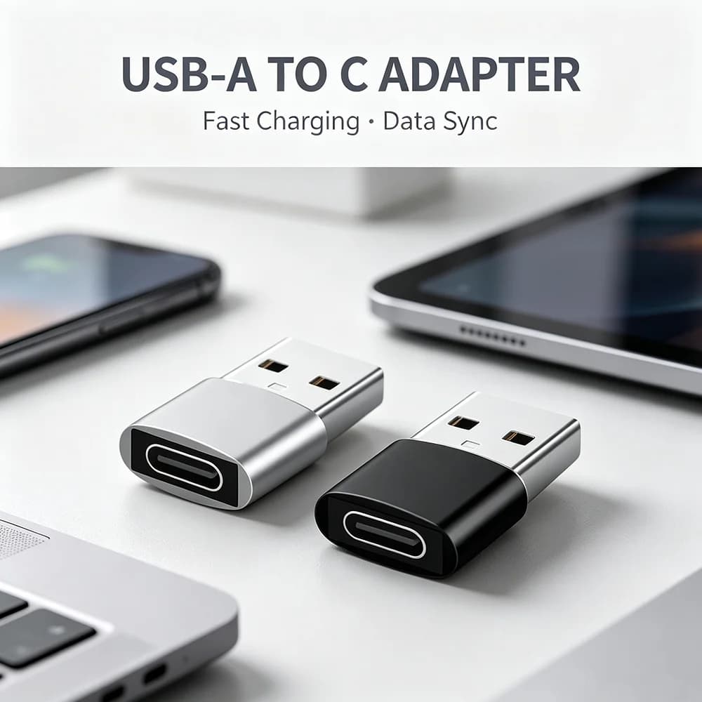 2Pcs USB To Type C OTG Adapter USB USB-C Male To Micro USB Type-c Female Converter For Macbook Samsung S20 USBC OTG Connector
