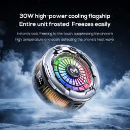 MEMO CX26 Magnetic / Clip AI Semiconductor Freeze Refrigeration Phone Cooler 12V/2.5A Digital Display Fast Cooling Fan Radiator