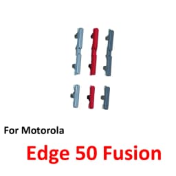 Phone Power Volume Button For Motorola Moto Edge 50 Fusion New On Off Up Down Key Internal Flex Cable Repair Parts Blue
