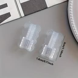 2pcs TPU Flexible Durable Wave Cable Protector Connector Phone Charger Cord CoverFor iPhone/Type-C Charging Interface