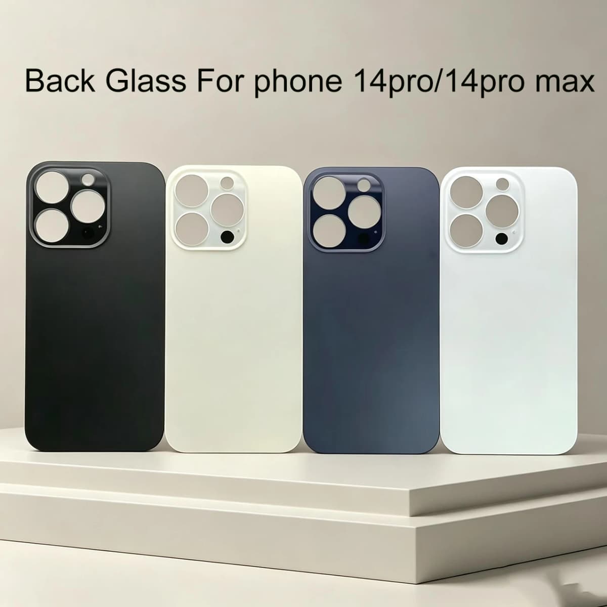 1Pcs Replacement Back Glass For iPhone 14 Pro 6.1" /14 Pro Max 6.7", Rear Housing Panel Cover Repair Spare Parts