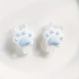 2pcs Cat Paw Shaped Cable Protection Clips, Suitable for Iphone Accessory Data Cables, Type-C Cable Protectors